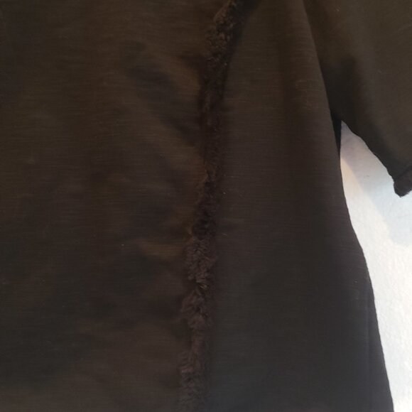 Banana Republic Black Short Sleeve Top with Textured detailing - Picture 5 of 10